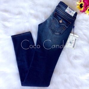 🆕True Religion Distressed Blue Skinny Jeans